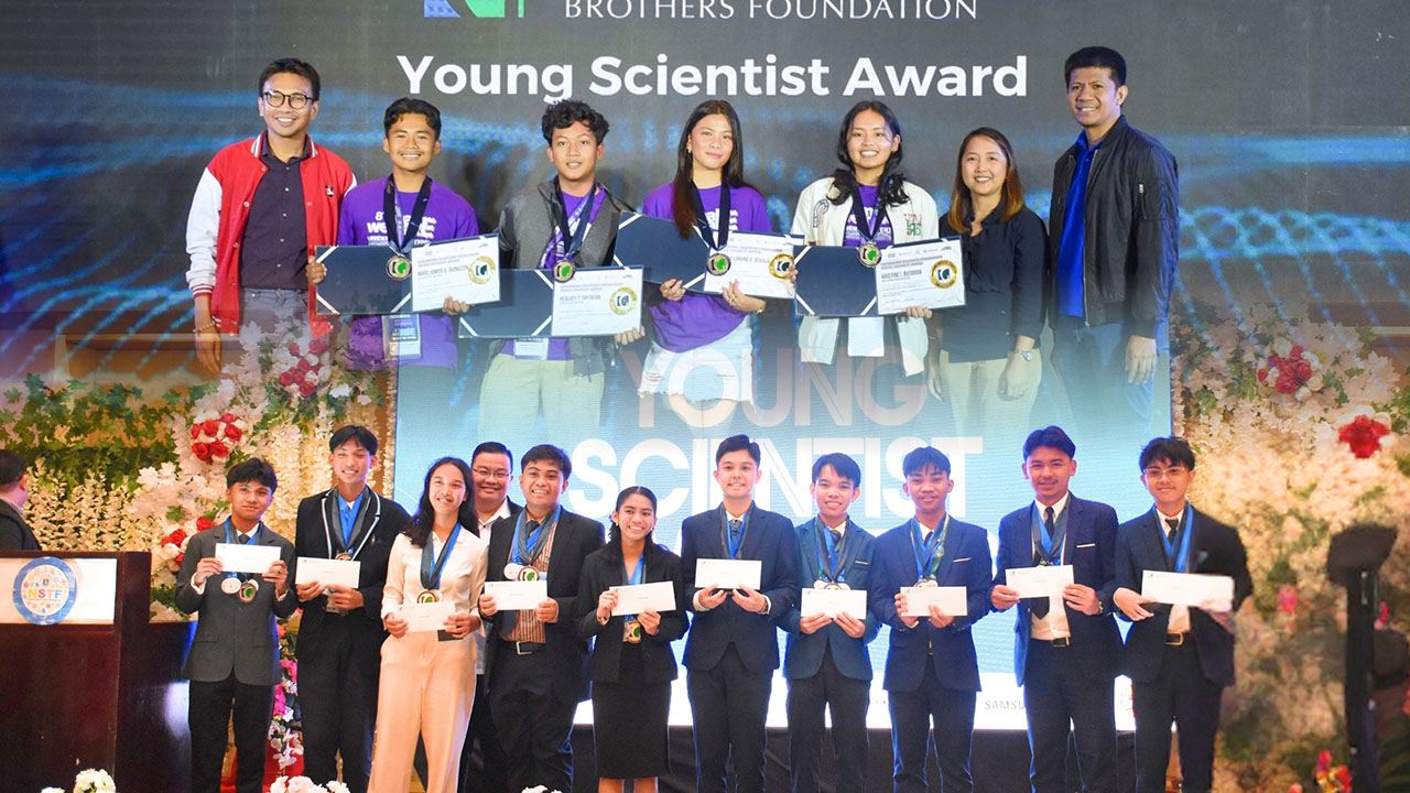 GBF awards new scholarship grants to the winners of the 2025 DepEd and DOST National Science Competitions